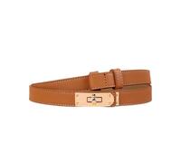 WGCHAIE Cintura Pelle Donna, Cintura Sottile da Donna, Cinture da Don na Classiche Vintage, Adatta per Jeans, Abiti, Decorazioni di Abiti, Regolabile, Marrone