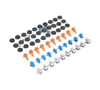 WGDXD 1 set di rivetti for pannelli rivestimento della portiera anteriore dell'auto, clip fissaggio adatte for Toyota Prado 120 Serie 5 Porte 4Runner Elementi di fissaggio per autoveicoli