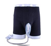 WGE Incontinenza Maschile Riutilizzabile Mutande Portatili Comfort Sistema Orinatoio Traspirante con Sacca per Raccolta Urine,XXL