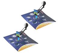WGFOIP 2 Set Kit Sperimentale per Bambini con Giocattoli Educativi per L'Apprendimento di Scienze e Fisica, Realizzato in Plastica, 18,5x17x8 Cm, 4 Unità