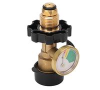 WGFOIP Adattatore per Serbatoio del Gas, Quadrante Codificato a Colori per Rilevamento Perdite e Monitoraggio del Livello, Design Compatto per Connessioni di Tipo POL, Materiale in Rame, Serbatoi di