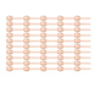 WGFOIP Bastoncini di Mele del di Legno da 100 Pezzi, Agitazione per il Ristorante da Festa di Nozze con Scanalatura Design 8 Cm