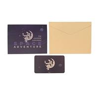 WGFOIP Biglietto D'auguri 3D per Bambini, Design Squisito Dell'astronauta, Biglietto a Sorpresa con Busta, Carta Spessa 7,9 X 5,9 Pollici
