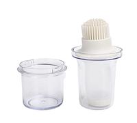 WGFOIP Bottiglia per Spazzola per Olio per Barbecue in Silicone con Coperchio Antipolvere per un Facile Strumento per Grigliare L'erogazione Dell'olio per Cucinare in Casa e All'aperto 5,1x2,4 Pollici