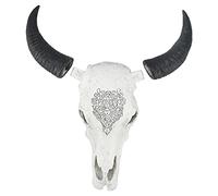 WGFOIP Bull Head Wall Hanging Bull Sculpture Head Head Arte per la Parete per Animali Artigianali con Sculture Ornamentali per il Bar del Bar Dell'ufficio di Casa Cafe