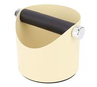 WGFOIP Cassetta del caffè Knock Box Macine di Caffettiere per le Bidoni del Bidone del Bidone della Macchina da Terra Resistente in Gomma Non in Metallo Non Slip di Grande capacità (Giallo)
