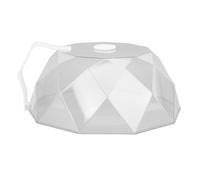 WGFOIP Copri Alimenti per Microonde, Resistente All'olio, Resistente Alle Alte Temperature, Anti Schizzi, per Cucinare, Avanzi e Conservare, Materiale Ecologico per Utenti di Microonde. (Bianco)