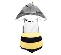WGFOIP Costume da Calabrone, Divertente Vestito da Ape Indossabile per Bambini e Adulti in Cotone PP Giallo e, 1 Costume e 1 Cappello (Adulti oltre 170 cm 50 kg)