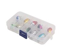 WGFOIP Esche da Pesca da 10 Pezzi Mini ABS Resistente con Occhi 3D per la