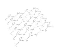 WGFOIP Ganci per Mattoni, Morsetti in Acciaio Inossidabile Senza Trapano | Set da 24 pezzi, installazione semplice, resistente alla ruggine, supporta 5 kg, ideale per decorazioni esterne