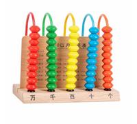 WGFOIP Giocattoli Educativi per la Matematica Cornice Informatica Intuitiva per Bambini Che Imparano L'aritmetica, per Studenti della Scuola Primaria, Legno (Legno Massiccio)