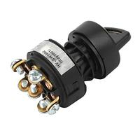 WGFOIP Interruttore a Chiave di Accensione, Sostituzione in Ottone a 3 | Materiale in ottone resistente, facile da installare, compatibile con JLG T350, 12VDC-20A, sicurezza e stabilità