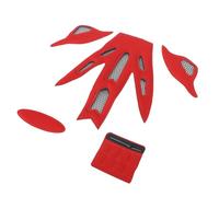WGFOIP Kit Imbottitura Casco per Moto e Bicicletta, Comode Imbottiture in Spugna per Assorbimento degli Urti, Set da 5 Pezzi, qualità Premium