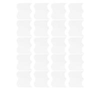 WGFOIP Kit per Bordi da Giardino Resistente Alle Intemperie da 20 Pezzi Facile Installazione Nella Progettazione di Prati e Paesaggi, Realizzato in Resistente Materiale PP (Bianca)