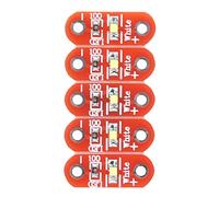 WGFOIP Kit SMD Indossabile Bianco Modulo LED LilyPad per Arduino 3-5V | LED a Montaggio Superficiale, Progetto Fai-da-te Indossabile, Dimensioni Compatte 16x6x2,2 Mm, Corrente Bassa 40 MA,