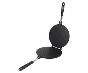 WGFOIP Macchina per Coni Gelato e Waffle, Ciotola per Waffle in Alluminio Antiaderente da 8,7 Pollici per Uso Domestico (Stile lucido)