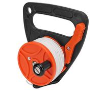WGFOIP Mulinelli da Immersione Robusto Controller per Bobina di Filo in Nylon per Immersioni in Grotta e in Esilio, Materiale PC Leggero, Lunghezza della di 46 M, per Sport Acquatici (ruota arancione)