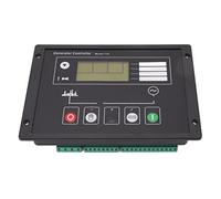 WGFOIP Pannello di Controllo del Gruppo Elettrogeno Modulo di Controllo Automatico del Gruppo Elettrogeno LCD ABS Automatico per il Monitoraggio dell'utilità e L'avvio - Impostazione Manuale, Allarme