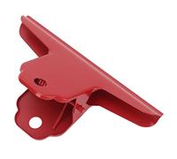 WGFOIP per Raccoglitore in Metallo, per Cartelle di Grandi Dimensioni con Presa Forte con Radiante Rotondo per Organizzare Foto, Mappe, Cartelli, Documenti (Rosso)