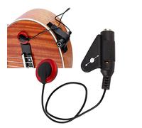 WGFOIP Pickup Piezoelettrico per Chitarra, Jack da 6,35 Mm Senza | Chitarra Ukulele Violino Violoncello, Jack Femmina da 6,35 Mm, Cavo da 29,5 Cm, Connessione Amplificatore, Microfono a