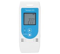 WGFOIP Registratore di Temperatura e Umidità USB, Display LCD e Software Programmabile per Registrazione Dati PDF/CSV, Datalogger Portatile per Logistica Magazzini e Catena del Freddo