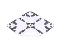 WGFOIP Set di Adesivi da Parete Autoadesivi 4 Pezzi Impermeabili e Resistenti All'olio per la Decorazione del Bagno e del Soggiorno in PVC 30x30 Cm