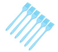WGFOIP Set di Pennelli per Imbastitura in Silicone, 6 Pezzi per Barbecue | Setole resistenti alle alte temperature, che non perdono pelo, facili da pulire, perfette per cucinare all\'aperto e
