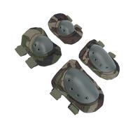 WGFOIP Set di Protezioni per Ginocchia e Gomiti, Comode Ginocchiere Verdi, Protezioni per Gomiti, per Manutenzione Tecnica, Riparazioni Edili, Giardinaggio, Plastica TPE