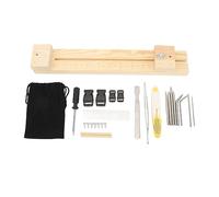 WGFOIP Strumento per Creare Braccialetti con Maschere in Legno, Strumenti di Fissaggio Intrecciati con Nodo di Corda per Braccialetti Fai-da-te di Lunghezza Regolabile