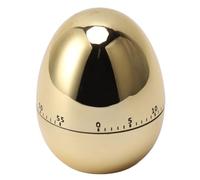 WGFOIP Sveglia Timer Meccanica Ad Alta Precisione per Cucinare in - Timer Manuale con Disegno a Uova e Funzione Promemoria - Adatta per Cuochi e Studenti, Materiale Durevole (Oro)