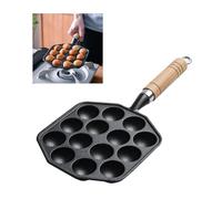 WGFOIP Takoyaki Grill Pan Efficiente Creatore di Palline di Polpo in Ghisa a 14 Fori per Strumento di Cottura della Domestica