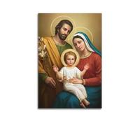 WGJYMX Quadro decorativo da parete su tela con ritratto di religione e cristianesimo, decorazione moderna per la camera da letto, 30 x 45 cm