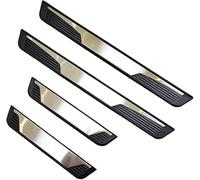 WGNGVFEN 4 Pezzi Acciaio Auto Inox Battitacco per Maserati GranSport 2004-2007, Strisce Protettive Pedale Protezione Portiere Soglia Porta Anti Graffio Styling Accessorio,A/Silver