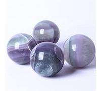 WGPHD Decorazione al Quarzo 1 PC Fluorite a Sfera Arcobaleno a Fluorite a Fluorite a Fluorite a Fluorite Adatte alla Decorazione Domestica (Size : 6-7cm)