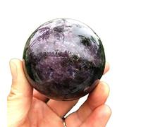 WGPHD meditation home, sfera di fosforite in cristallo naturale, lucidata, decorazione per la casa (dimensioni: 11-12 cm)