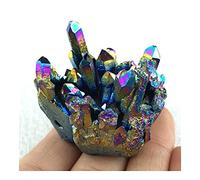 WGPHD Salute e Famiglia 1 PZ Natural Quartz Cluster Crystal Titanium Rainbow Aureole Vug Mineral Specynen Collezione di guarigione