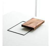 WGQDQDBY Plateau da tè Noce Nera Giapponese per Sala da tè con Scatola Regalo-Color1