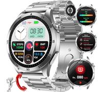wgzixezn Ecg Smartwatch Pressione Arteriosa Orologio Uomo Donna Ecg/Lipidi/Acido Urico/Bmi/Sonno,1.43" Amoled Orologio Intelligente Chiamata Bluetooth/Pulsante SOS/Temperatura