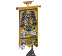 WH 40K Banner dell'esercito dei pugni imperiali 1 confezione - compatibile con scala 1/18 stampa 3D in resina action figure applicabili ai prodotti JOYTOY
