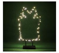 WH Metallo Led-Deko Medio 70 Leds 60 CM Ww BB Timer Od 6 Pz Decorazione Natale