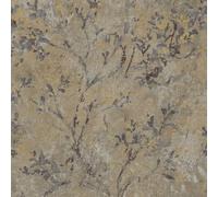 WH30123 - Benvenuto A Casa Foglie Rami Beige Galerie Carta Da Parati