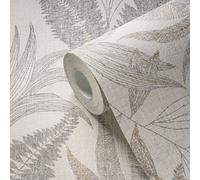 WH30148 - Benvenuto A Casa Carta Da Parati Botanica Foglie Beige Galerie