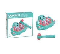 Whack Mole Game, Pound A Mole with Octopus Shape Design, Skill Building Hand Eye Coordination Toy on Kids, Excellent for Boy Girl Travel, School, Preschool, Home Playtime, And Motor Development