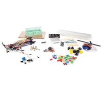 Whadda Arduino® Set di componenti elettronici, kit completo con breadboard, LED, servomotore, indicatori a 7 segmenti e matrice, sensori, resistenze e altro ancora.