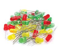 Whadda K/LED1 Assortimento LED Verde, Rosso, Giallo 3 mm, 5 mm