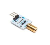 Whadda Modulo laser rosso 650 nm, modulo diodo laser 5V per Arduino, modulo laser compatto, fascio sottile, per progetti elettronici, rilevamento distanza e effetti luminosi