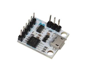 Whadda Scheda di sviluppo micro ATtiny85, modulo di sviluppo microcontrollore, compatibile al 100% con l'IDE Arduino, ideale per progetti di elettronica, robotica e fai da te