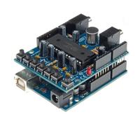 Whadda Shield per registrazione audio per Arduino, 60 secondi, microfono integrato, ingresso di linea, impilabile