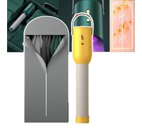 WhAeoy Asciugatrice Portatile (300 W), Asciugatrice Compatta, Bassa Rumorosità/Alta Sicurezza, modalità Regolabili: 2, Circolazione dell'Aria Calda A 360°, 16,6×9,3×9,3 Cm,B