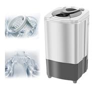 WhAeoy Centrifuga, Centrifuga A Risparmio Energetico E Energetico, Luce Blu +9,5 kg+Cilindro Interno in Acciaio Inossidabile, Asciugatrice con Scarico A gravità, per Appartamenti,A